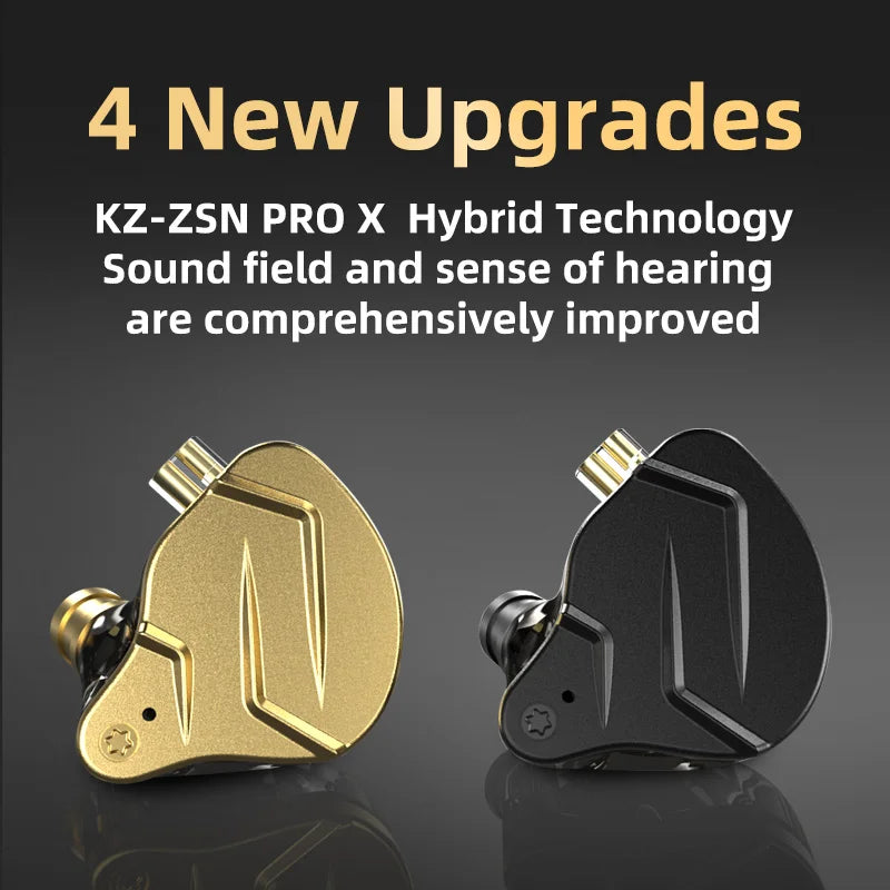 KZ ZSN Pro X Hybrid Earphones – Hi-Fi Bass In-Ear Headset