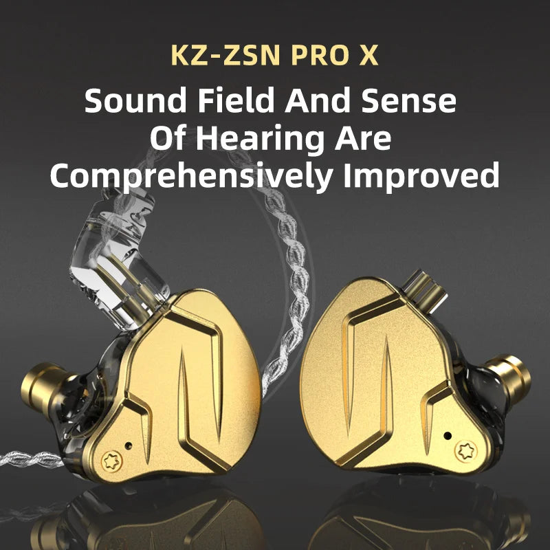 KZ ZSN Pro X Hybrid Earphones – Hi-Fi Bass In-Ear Headset