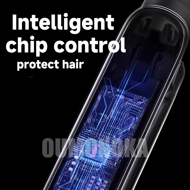 3-in-1 Mini Hair Straightener – Flat Iron, Curler & Beard Styler